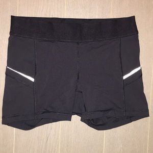 Lululemon spandex with reflective strips